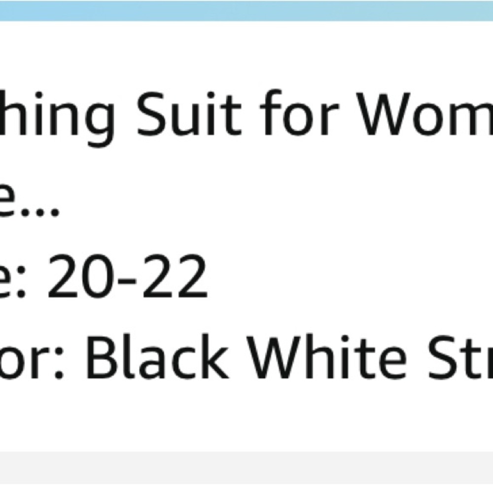 Stylish Black and White Striped One-Piece Swimsuit